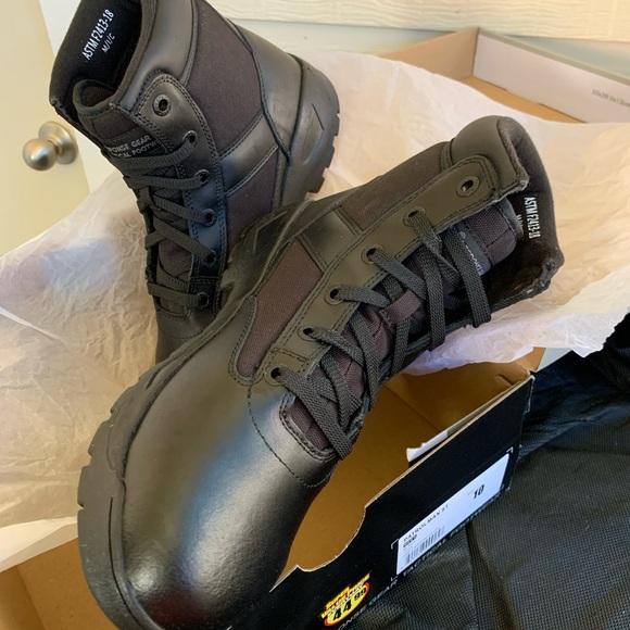 Men’s Work Tactical Boots Steel Toe Service Boots - Picture 3 of 3